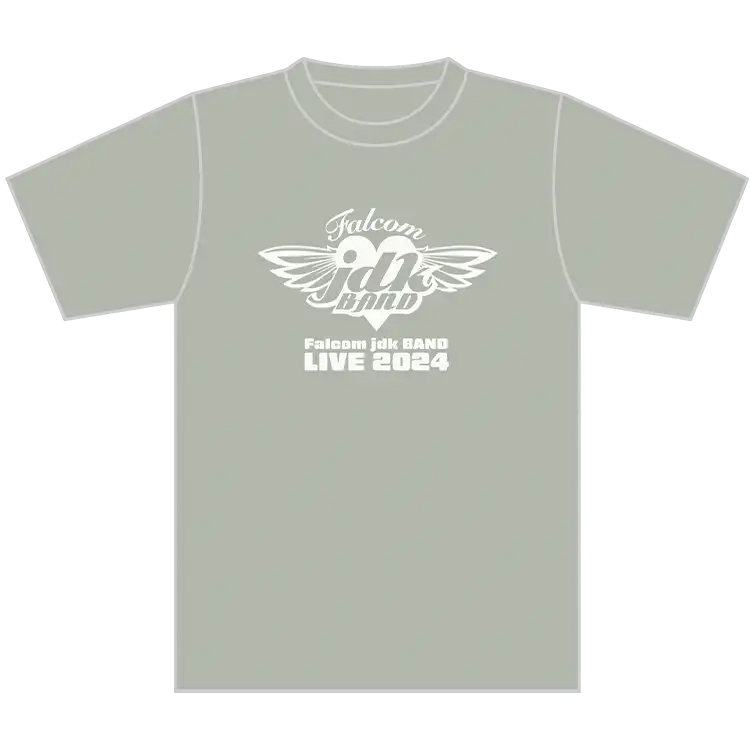 【SALE】Falcom jdk BAND Tシャツ（ウグイス）